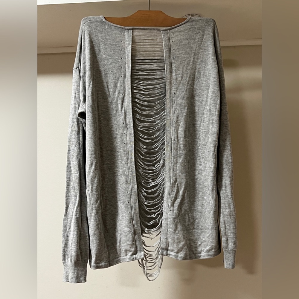 Open Back Sweater XL
